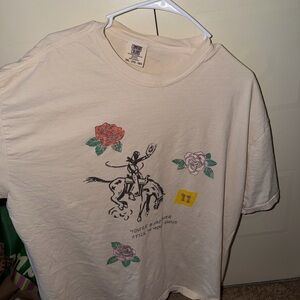 Cream Short Sleeve Graphic Tee